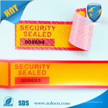 Anti-Fake Barcode-Tamper evident Sicherheit Garantie void Druck Etikett
